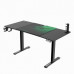 Gaming galds Ultradesk Level V2 Green Black 140 cmx68 cm Zielona podkładka