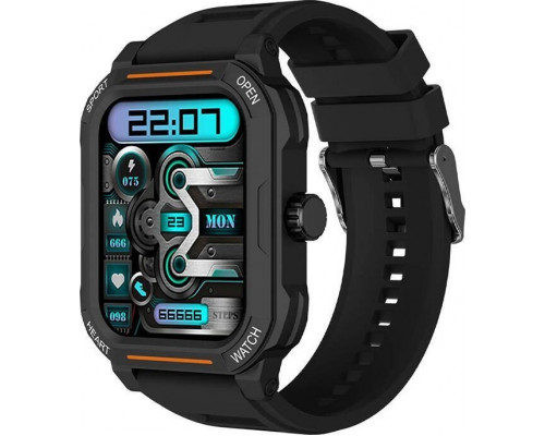 Smartwatch Blitzwolf Smartwatch Blitzwolf Bw-Gtc3 (Black/Black Stalowy)