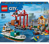 LEGO City Nadmorski port ze statkiem towarowym (60422)