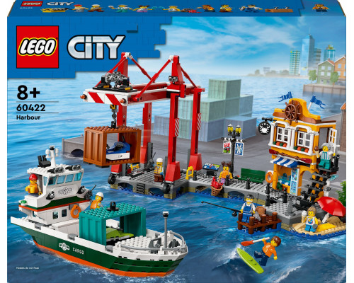 LEGO City Nadmorski port ze statkiem towarowym (60422)