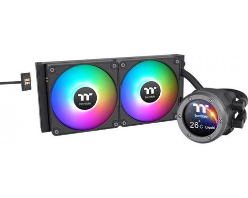 Thermaltake Thermaltake TH240 V2 Ultra EX ARGB CPU All-In-One Liquid Cooler, water cooling (black)