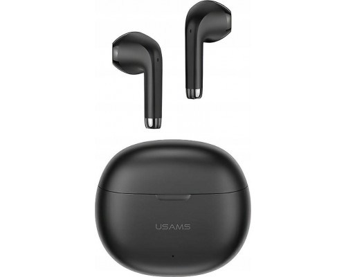 Usams USAMS Sluchawki Bluetooth 5.3 TWS Rhymbo Series wireless czarny/black BHUYO01 (US-YO17)