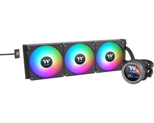 Thermaltake Thermaltake TH420 V2 Ultra EX ARGB CPU All-In-One Liquid Cooler, water cooling (black)