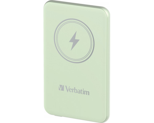 Verbatim Verbatim Charge 'n' Go Magnetic Wireless 5000mAh USB-C PD 3.0 Green