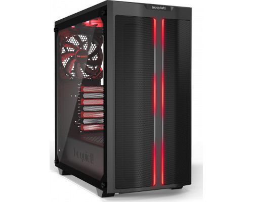 be quiet! be quiet! PURE BASE 500DX Window, tower case (black/red, window kit)