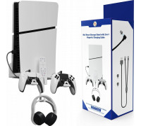 JYS Handles Ścienny Na Ścianę Wieswith ak + Kabel 2w1 For Sony Playstation 5 Ps5 Slim / Jys-p5177