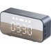 Dudao Bezprzewodowy głośnik Dudao Y17 zegarek, budzik, 1200mAh, AUX, FM, BT 5.3 silver