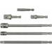 Geko Kpl. adapterów do nasadek HEX 1/4" 3/8" 1/2" 6el. (50)