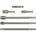 Geko Kpl. adapterów do nasadek HEX 1/4" 3/8" 1/2" 6el. (50)