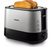 Philips Philips | Toaster | HD2635/90 Viva Collection | Number of slots 2 | Housing material Metal/Plastic | Stainless Steel/Black