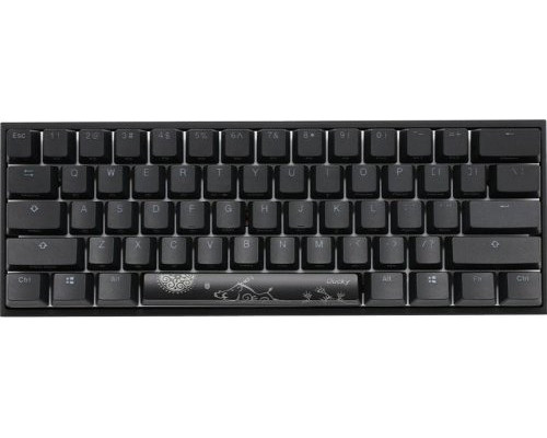 Ducky Ducky Mecha Mini Gaming Tastatur, MX-Speed-Silver, RGB-LED - schwarz