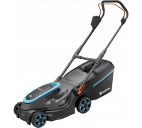 Gardena GARDENA Cordless Lawnmower PowerMax 37/36V P4A solo, 36Volt (2x18V) (black/grey, without battery and charger, POWER FOR ALL ALLIANCE)