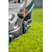 Gardena GARDENA Cordless Lawnmower PowerMax 37/36V P4A solo, 36Volt (2x18V) (black/grey, without battery and charger, POWER FOR ALL ALLIANCE)
