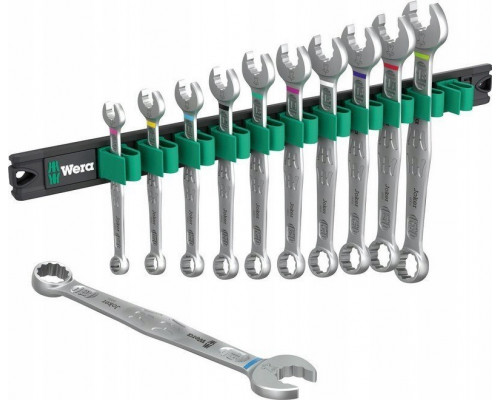 Wera Wera 9640 magnetic strip 6003 Joker 1, 11 pieces, wrench (combination wrench set)