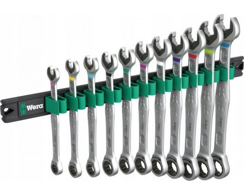 Wera Wera 9630 magnetic strip 6000 Joker 1, 11 pieces, wrench (combination ratchet wrench with holding function)