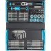 Hazet Hazet SmartCase socket and bit set 2200SC-32, 59 pieces (black/blue, 1/4, with reversible ratchet)