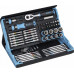 Hazet Hazet SmartCase socket and bit set 2200SC-32, 59 pieces (black/blue, 1/4, with reversible ratchet)