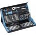 Hazet Hazet SmartCase socket and bit set 2200SC-32, 59 pieces (black/blue, 1/4, with reversible ratchet)