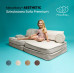 MeowBaby Aesthetic Sztruksowa sofa dziecięca Prem