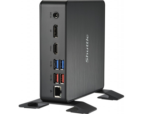 Komputer Shuttle Shuttle NC40U7 komputer typu barebone 0.84L sized PC Black i7-1255U Intel SoC