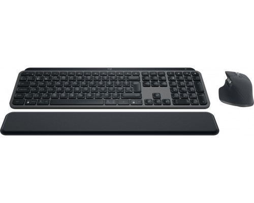 Logitech Logitech MX Keys S Combo klawiatura Dołączona myszka RF Wireless + Bluetooth QWERTY British English Grafitowy