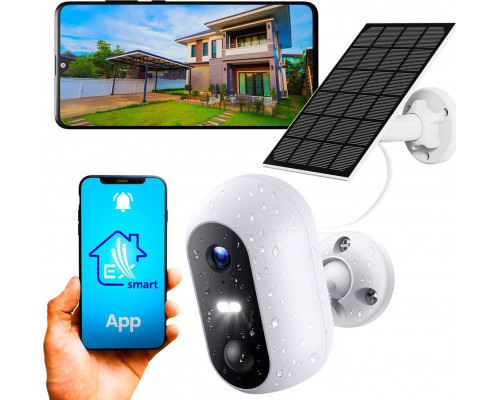 ExtraLink EXTRALINK SMART LIFE SolarEye 2MP OUTDOOR WIRELESS BATTERY SECURITY CAMERA + SOLAR PANEL SET - ESC-X1S