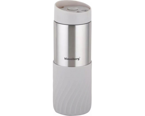 Klausberg THERMAL MUG 400ML STAL NIERDZEWNA 18/8 KLAUSBERG BEŻOWY KB-7636