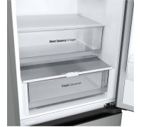 LG LG | Šaldytuvas | GBV3100DPY | Energy efficiency class D | Free standing | Combi | Height 186 cm | No Frost system | Šaldytuvas net capacity 234 L | Šaldiklis net capacity 110 L | Ekranas | 35 dB | Sidabrinis