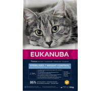 EUKANUBA EUKANUBA Adult Sterilised/Weight Control Rich in chicken - sucha karma dla kota - 10 kg