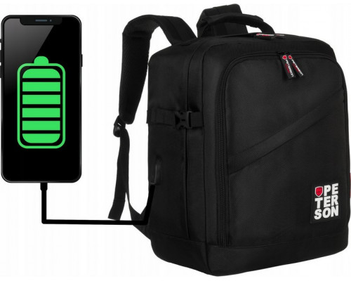 Peterson Podróżny, Wodoodporny Plecak Z Poliestru Z Miejscem Na Laptopa