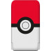 OTL magnetyczny OTL 5000 mAh, USB-C 15W, Pokemon Pokeball ze stojakiem (biało-red)