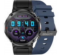 Smartwatch Gravity Zegarek męski SMARTWATCH GRAVITY GT21-5 BK/BU/BK