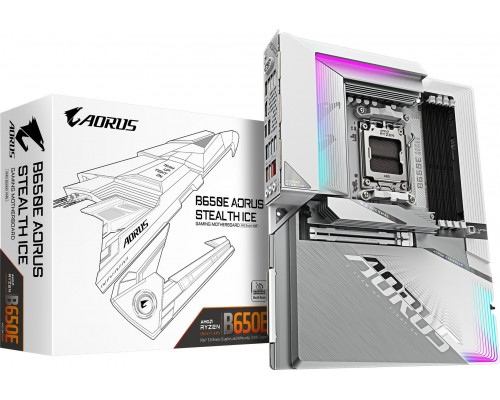 AMD B650 Gigabyte Gigabyte B650E A Stealth ICE         (B650,AM5,ATX,DDR5)