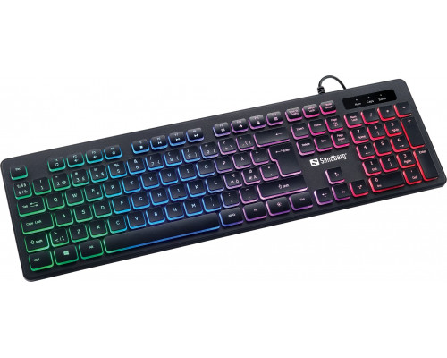 Sandberg Gamer Keyboard Stealth NORDIC