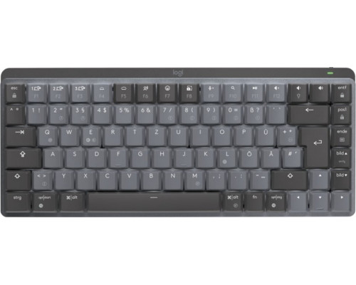 Logitech MX Mech Minimalist Wless Illum KB DE