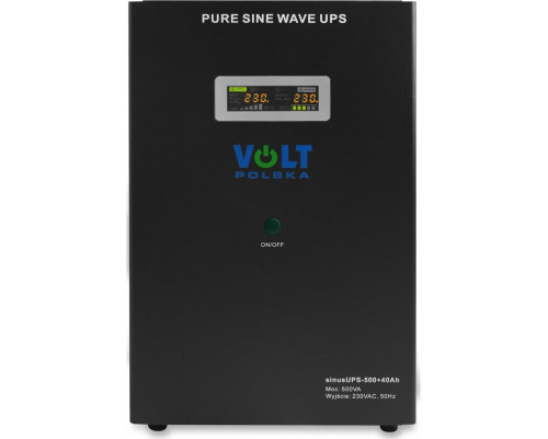 UPS Volt charger emergency SINUS UPS 500 + 40Ah (300/500W)