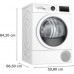 Bosch Bosch Dryer Machine with Heat Pump | WTU876IHSN | Energy efficiency class A++ | Front loading | 9 kg | LED | Depth 61.3 cm | White