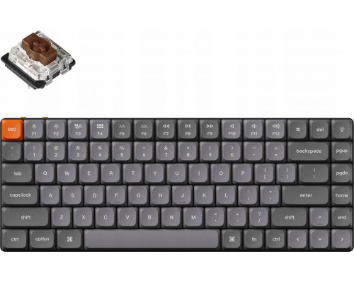 Keychron Keychron K3 Max Low Profile Gateron Brown Belaidė Klaviatūra