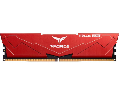 TeamGroup Team Group DDR5 16GB - 5200 - CL - 40 - Single-Kit - DIMM -  FLRD516G5200HC40C01, Vulcan, XMP, red