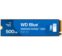 SSD 500GB SSD WD Blue SN5000 500GB M.2 2280 PCI-E x4 Gen4 NVMe (WDS500G4B0E)