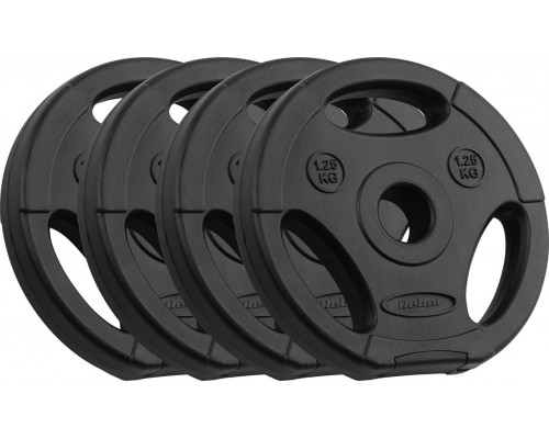 Rebel Bitumena slodžu komplekts 4x1.25kg, caurums 31mm, disks ar rokturi, REBEL ACTIVE