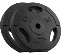 Rebel Bitumena slodžu komplekts 2x10kg, caurums 31mm, disks ar rokturi, REBEL ACTIVE