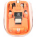 Manhattan MANHATTAN Funkmaus USB-A 4Tasten RGB LED orange transparent