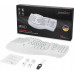 Perixx Perixx Periboard-612W DE, wireless ergonomic split keyboard, white