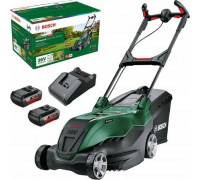 Bosch Bosch cordless lawn mower AdvancedRotak 36V-40-650, 36Volt (green/black, 2x Li-ion battery 2.0Ah, POWER FOR ALL)