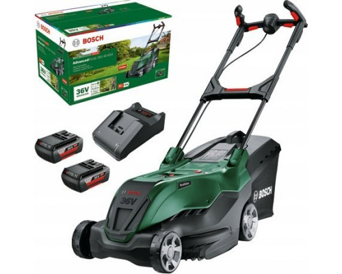 Bosch Bosch cordless lawn mower AdvancedRotak 36V-40-650, 36Volt (green/black, 2x Li-ion battery 2.0Ah, POWER FOR ALL)