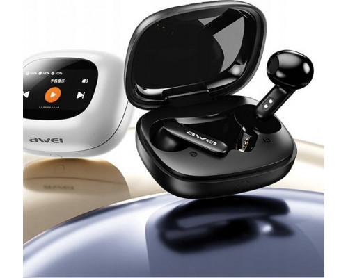 Awei AWEI Bluetooth 5.4 TP97 TWS + stacja dokująca black/black