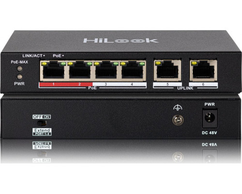Switch HiLook Switch POE SW-06-POE 4-port HiLook by Hikvision