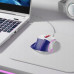Hoco HOCO mysz komputerowa gamingowa przewodowa USB A 3600DPI GM31 biało niebieska