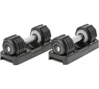 UnderFit Dumbbells adjustable 2 x 5 kg Half Human